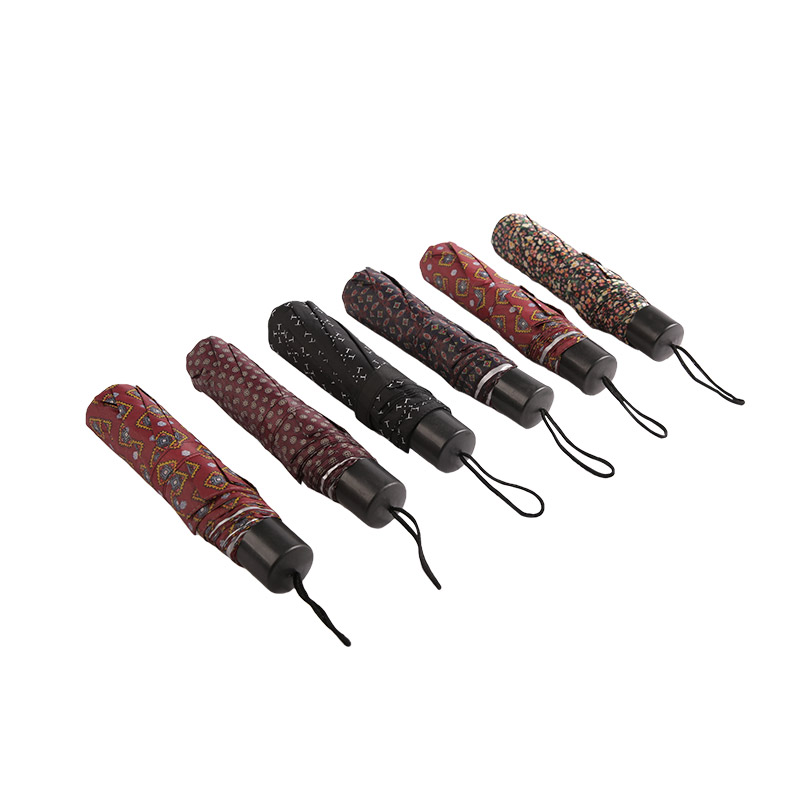 Daglig skalbar polyetser med silverbelagd trefaldigt paraply-0E6B0523