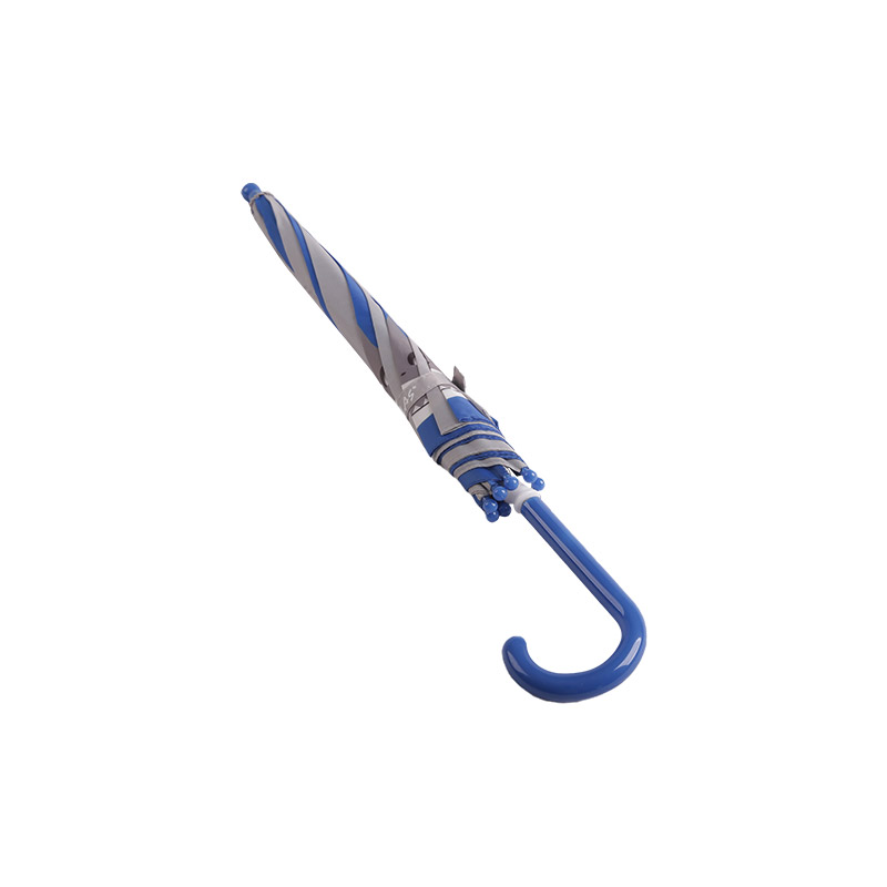 Tvåfärgad Cartoon Shark Pongee Barn paraply-0E6B0649