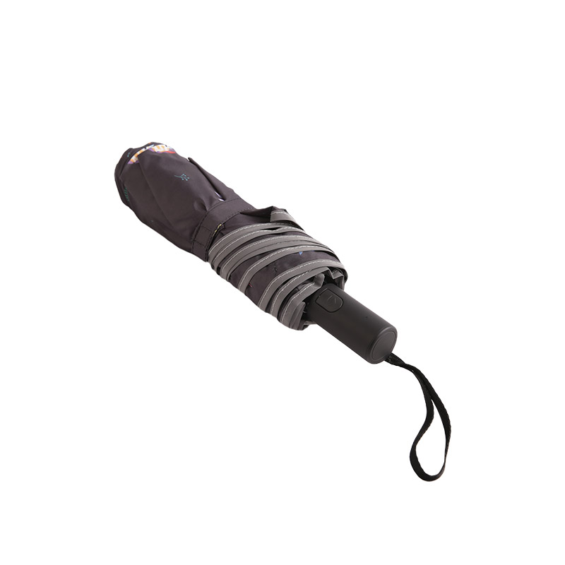 Irregular Birds Pongee Trefaldigt paraply-0E6B0764